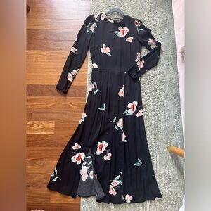 Floral reformation maxi dress